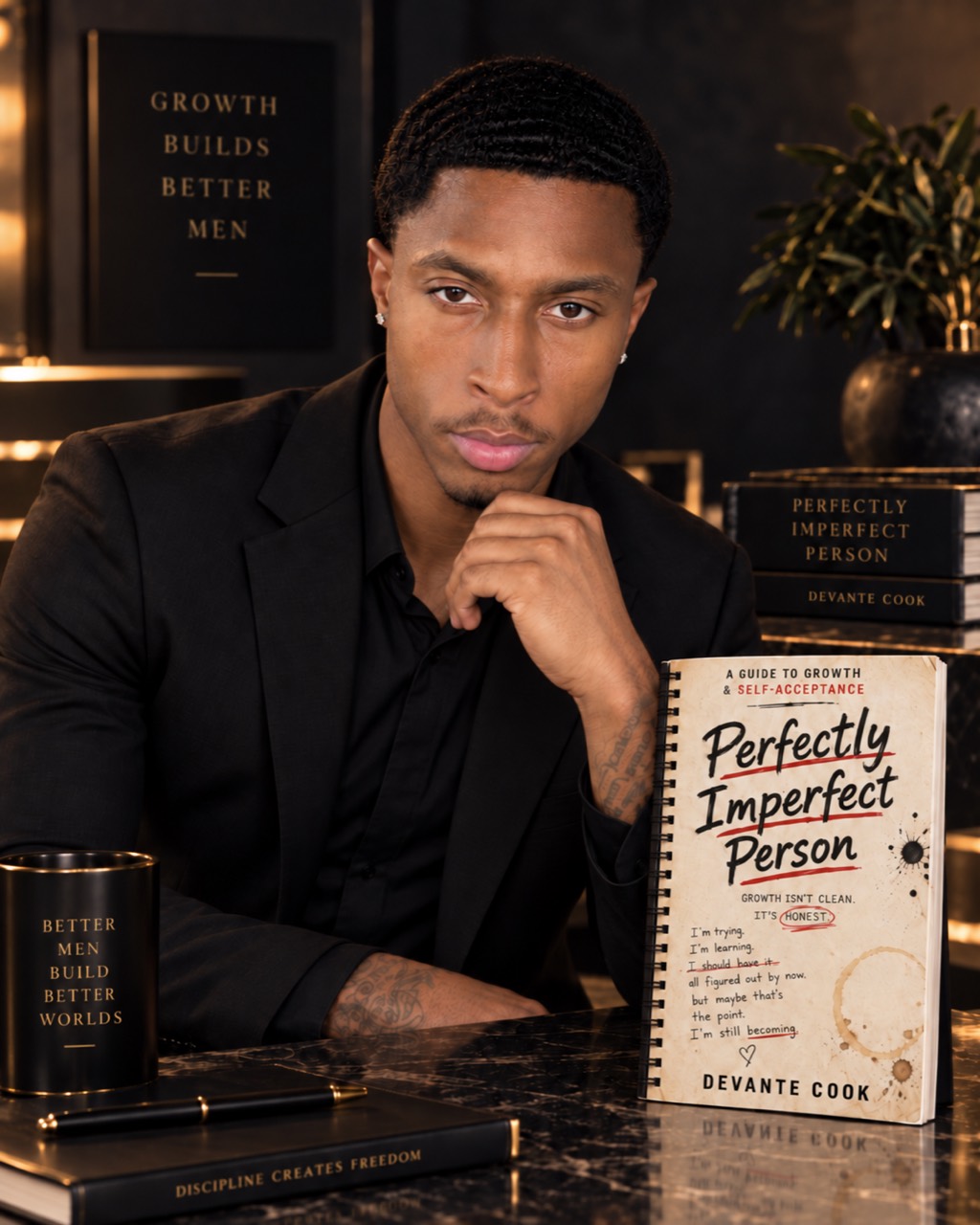 Devante Cook with Perfectly Imperfect Person